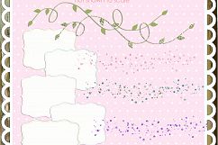 Springtime / Easter Clip Art / Element Pack 90 piece set.  Product Image 3