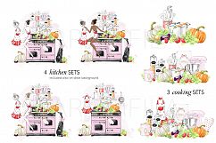 Cooking Clipart, Kitchen Clipart Product Image 5