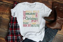 Christmas Word Cloud- Subway Art Product Image 4