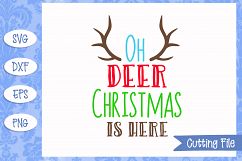 Oh deer Christmas is here SVG Files Product Image 1