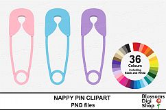Nappy Pin Clipart Product Image 1