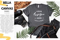 T-Shirt Mockup Mega Bundle Fall Winter Bella Canvas 3001 Product Image 2