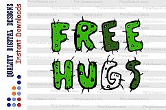 Free Hugs Svg Cacti Funny Quote Svg Cactus Svg Humor Svg Product Image 2