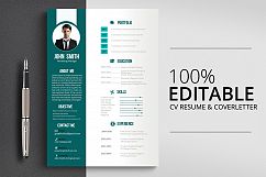 3 Pages CV Resume Template Product Image 1
