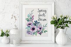 Flowers watercolor set Product Image 7