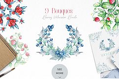 Berries Watercolor Bundle Product Image 6
