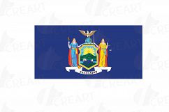 USA Capital and States flags Clip Art collection for Print Product Image 14