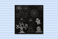 Chalkboard Halloween clipart Product Image 3