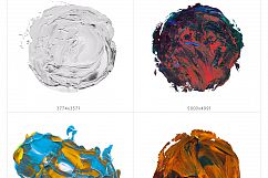 Abstract Paint Shapes Product Image 5