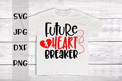 Future Heart breaker, Valentine's day, SVG Product Image 1
