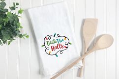 Deck the Halls - Christmas SVG Cut File - DXF PNG EPS JPG Product Image 3