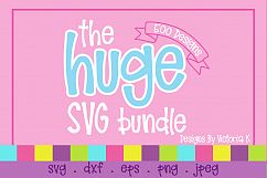 The Huge SVG Bundle, 500 Cutting files, SVG, DXF,PNG Product Image 1