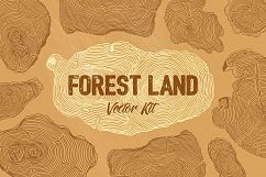 Forest Land Vector Kit Product Image 1