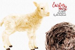 Easter Nest - Watercolor Illustrations Product Image 4