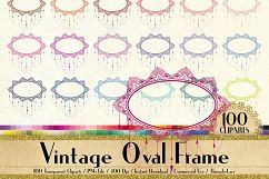 100 Chandelier Vintage Frames, Antique Royal Victorian Frame Product Image 1