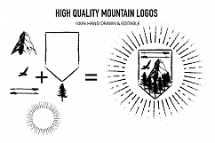 Logo creator Kit| Mountain Adventure Product Image 4