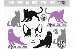 Cat Vector Bundle - svg, eps, ai, dxf, png, jpg Product Image 1