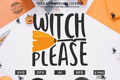 Witch Please Halloween Design SVG DXF EPS AI Product Image 1