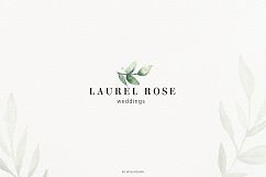 Premade Logo bundle watercolor greenery templates Product Image 7