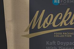 Kraft Doypack With Zipper Product Image 4