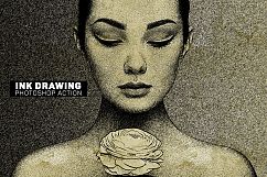 Ink Drawing Photoshop Action Product Image 1