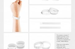 Tyvek Wristband Mockups Set Product Image 3