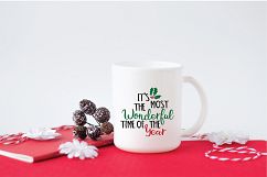Its the Most Wonderful Time of the Year SVG Cut File - DXF Product Image 4