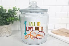 Fall in Love with Autumn - Fall SVG Cut File - DXF EPS PNG Product Image 8