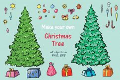 Xmas Cats clip-art, patterns, cards Product Image 3