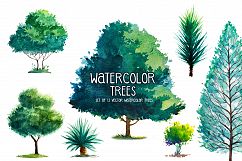 Watercolor Trees Product Image 1