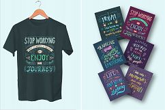 Travel. Hand lettering in color. Product Image 3