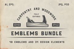Vintage Carpentry Emblems part 1 Product Image 1