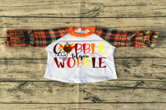 Gobble til you Wobble//SVG//EPS//DXF Product Image 1
