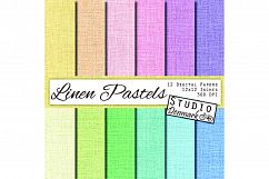 Linen Digital Paper - Pastel Linen Background Product Image 1