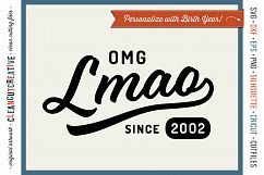 OMG LMAO Funny vintage shirt design for teens - personalized Product Image 1