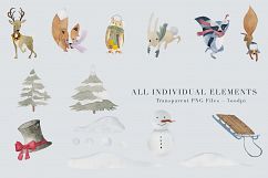 Watercolor Winter Scene Creator Product Image 6