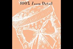 100 Seamless White Vintage Gift Box Digital Papers Product Image 2