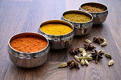 Collection of Colourful Indian Restaurant Kitchen Spices Product Image 6