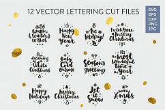 12 Christmas Vector Cut files Product Image 1