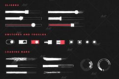 Grunge UI Vectors Kit Product Image 5