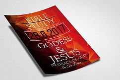 Bible Study Jesus Church Flyer Product Image 3
