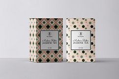 8 Seamless Retro Modern Patterns - Pink &amp; Green - Set 1 Product Image 4