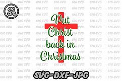 Put Christ back in Christmas SVG Product Image 1