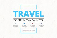 Travel Social Media Banners Product Image 1