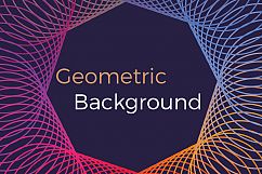 Geometric vector backgrounds Product Image 6