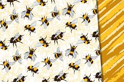 Bee digital paper Product Image 6
