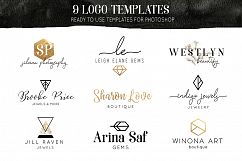 Deluxe Logo Creator Kit for Photoshop with ready made templates Product Image 3