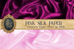 16 Pink Luxury Silk Satin Cloth Texture Digital Papers Product Image 1
