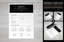 Registration Form Template v4 Product Image 1