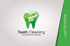 Dental Logo Template - Tooth Cleaning Product Image 2